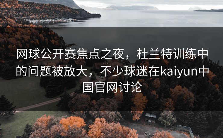 网球公开赛焦点之夜，杜兰特训练中的问题被放大，不少球迷在kaiyun中国官网讨论